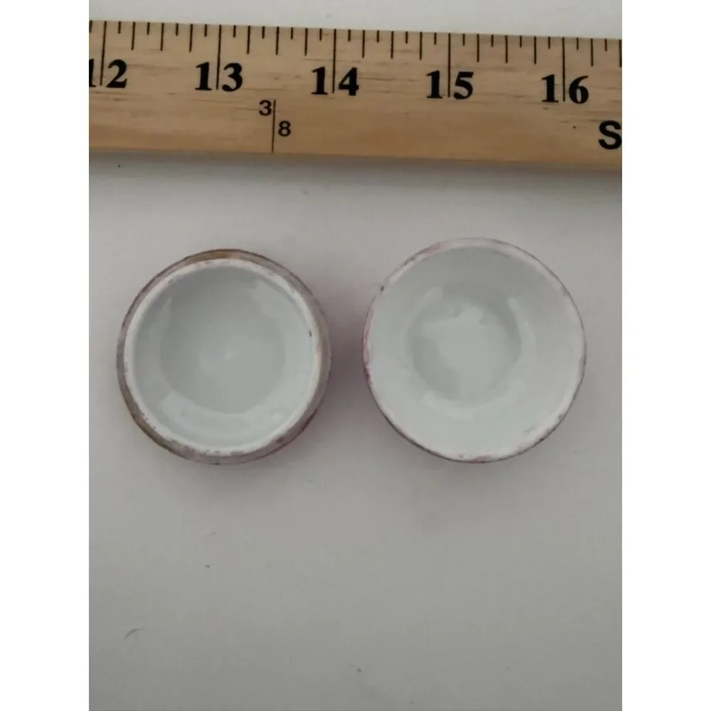 Vintage Limoges style trinket box with courting couple